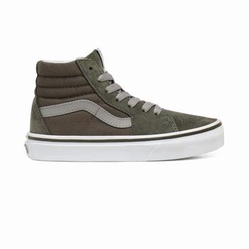 Vans Sk8-Hi - Lasten Korkeavartiset tennarit - Violetit/Syvä Harmaat